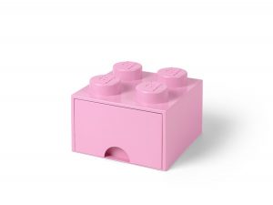 cassetto mattoncino portaoggetti lilla a 4 bottoncini lego 5006173
