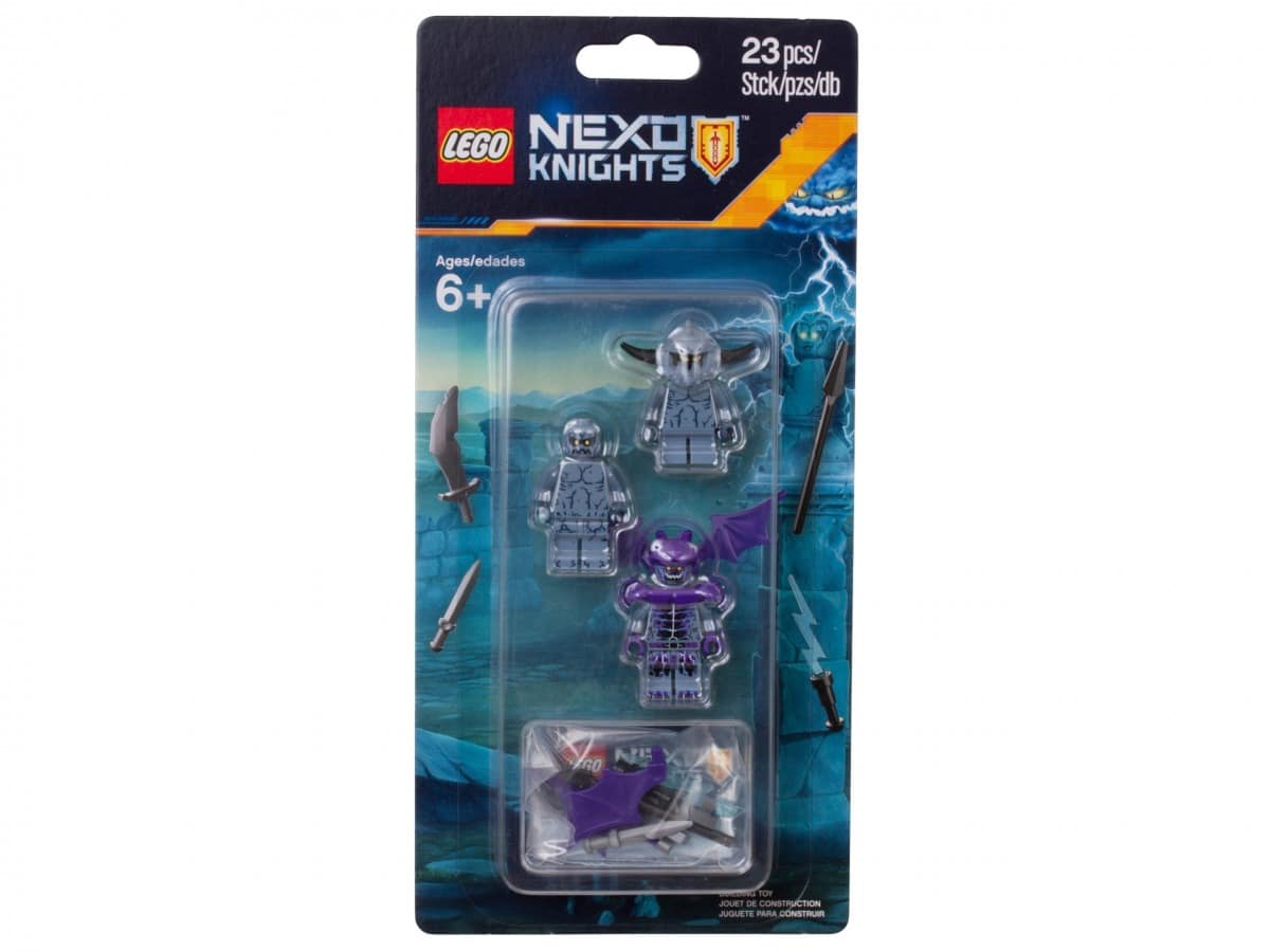 set accessori mostri di pietra lego 853677 nexo knights scaled