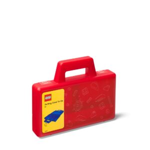 lego 5005769 valigetta portatile rossa trasparente
