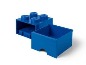 lego 5006130 cassetto mattoncino a 4 bottoncini blu
