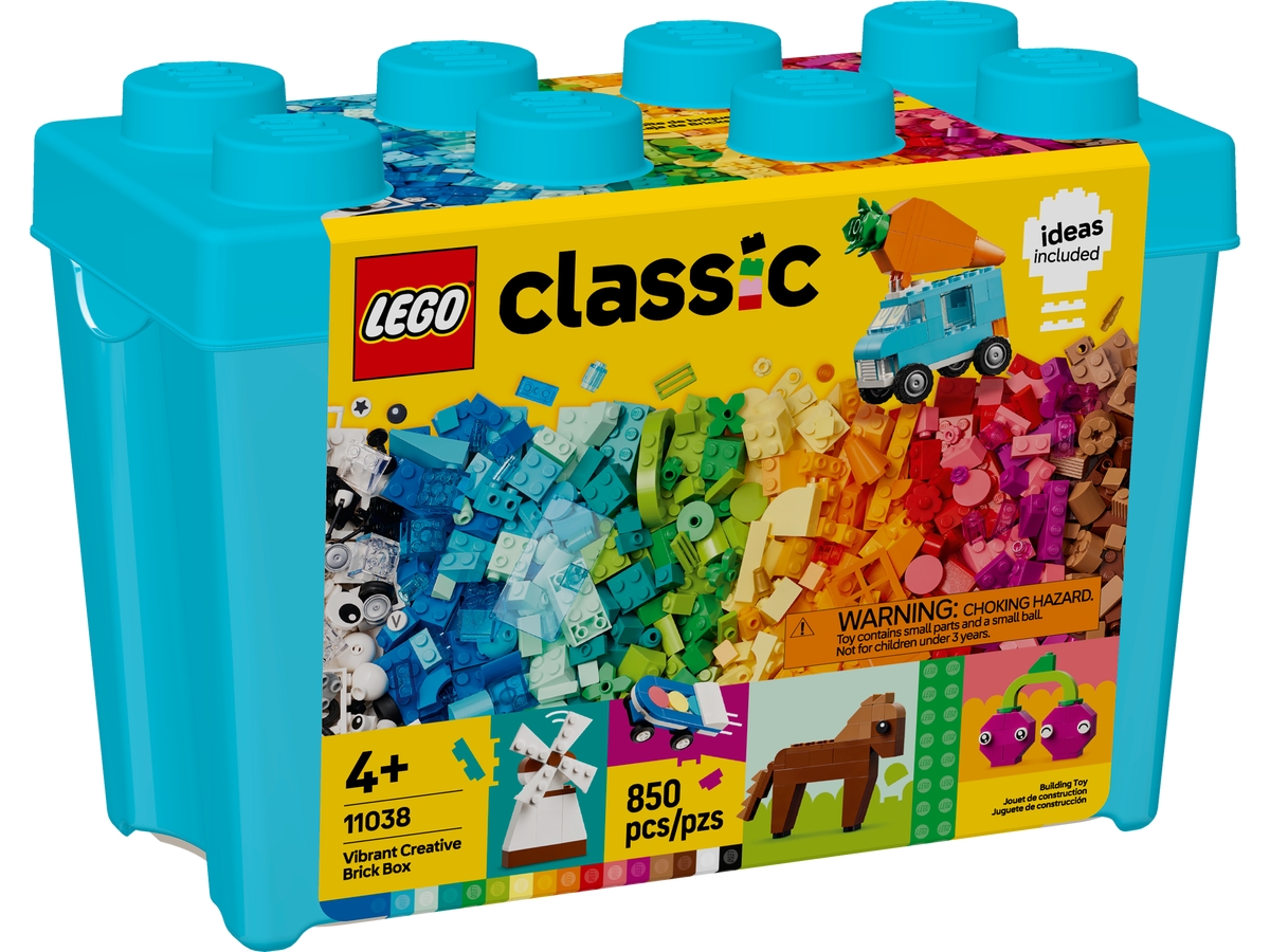 LEGO Scatola mattoncini creativi – arcobaleno 11038 – 49,99 € –  Prossimamente